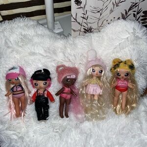 MGA Na! Na! Na! Surprise dolls 5 total
